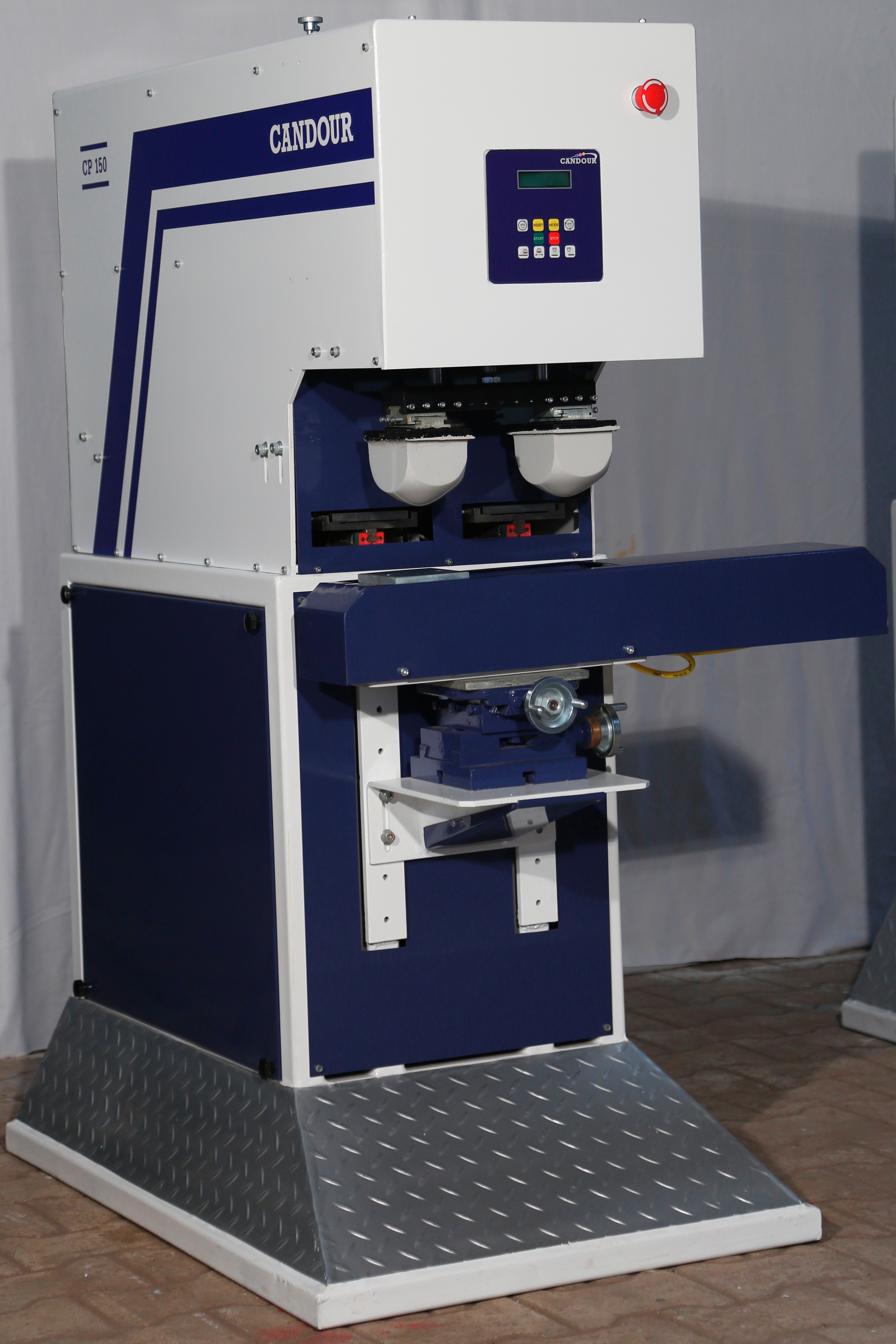 Two Colour Pad Printing Machine - Durable Steel Design, Compact Size For Versatile Printing Applications
