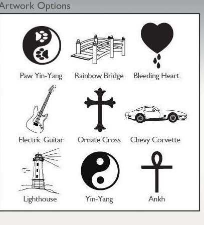 Blue Medium Lavender Cremation Urn Engravable