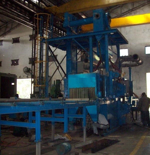 Roller Conveyor Blasting Machine - Application: Mining