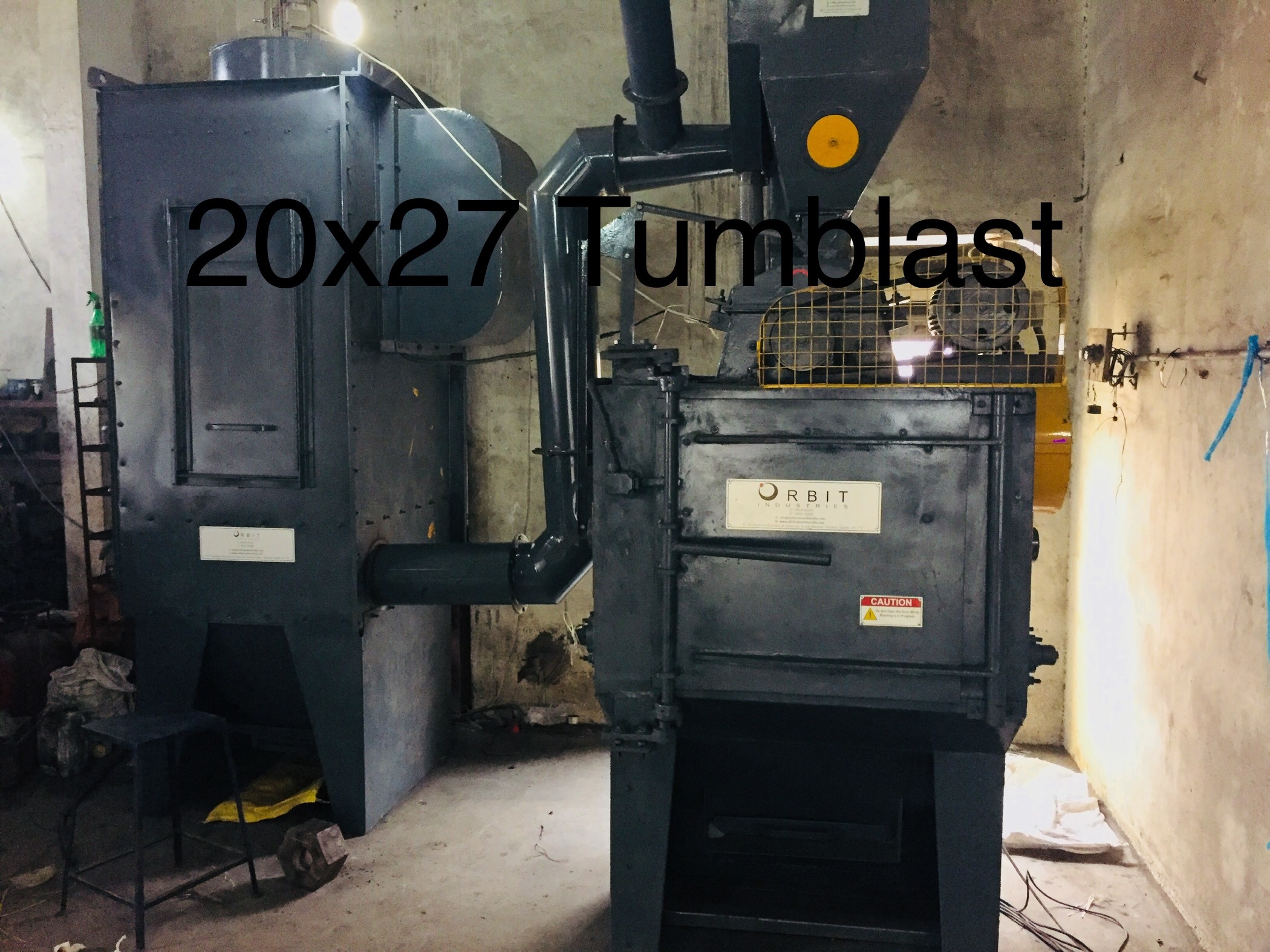 Tumblast Shot Blasting Machine - Heavy-duty Steel Build | Efficient Abrasive Surface Preparation, Durable Design, Versatile Application