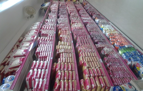Steel L Type Racks With Back Sheets