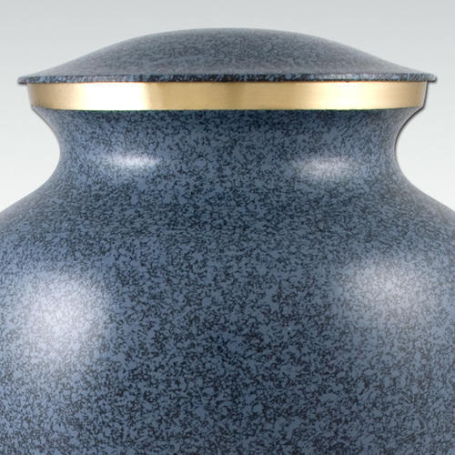 Black Extra Small Granite Earthtone Cremation Urn Engravable