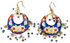 Lac Earrings - Elegant Design, Handcrafted with Premium Lac Material, Stunning Artwork and Durable Finish