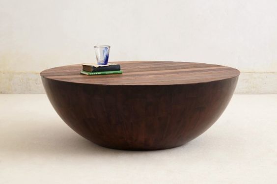 Smooth Finish Round Coffee Table