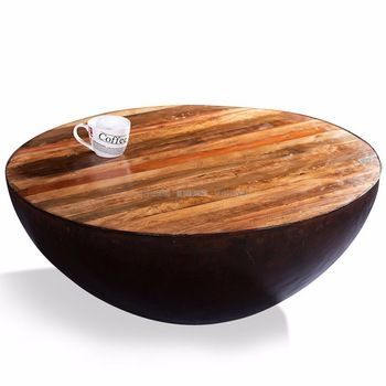 Smooth Finish Round Coffee Table