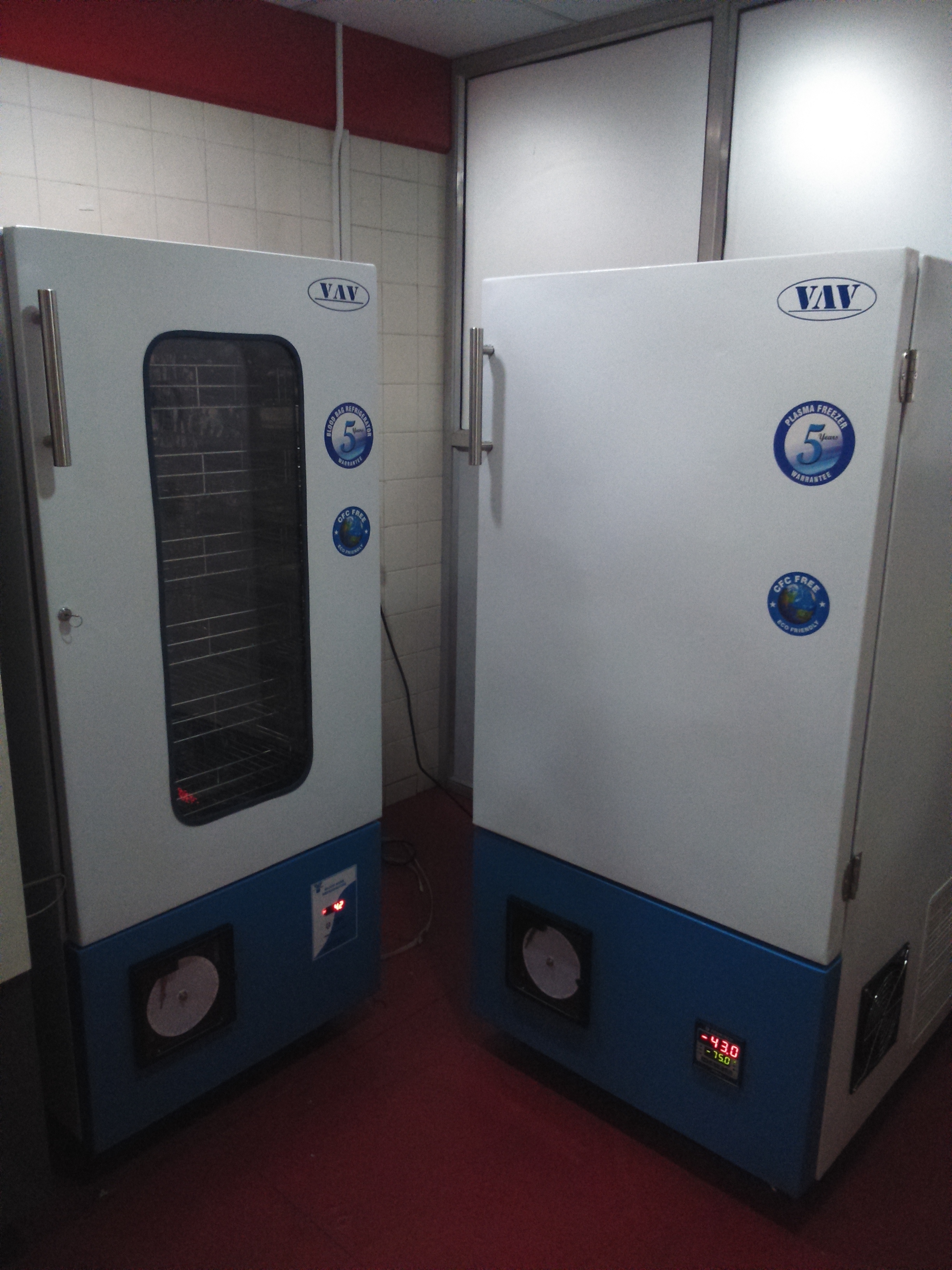 Laboratory Deep Freezer Application: Blood Bank And Lab And Hospital