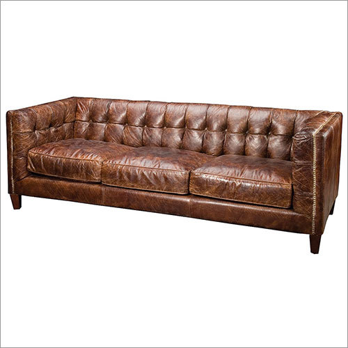 Three Seater Leather Sofa