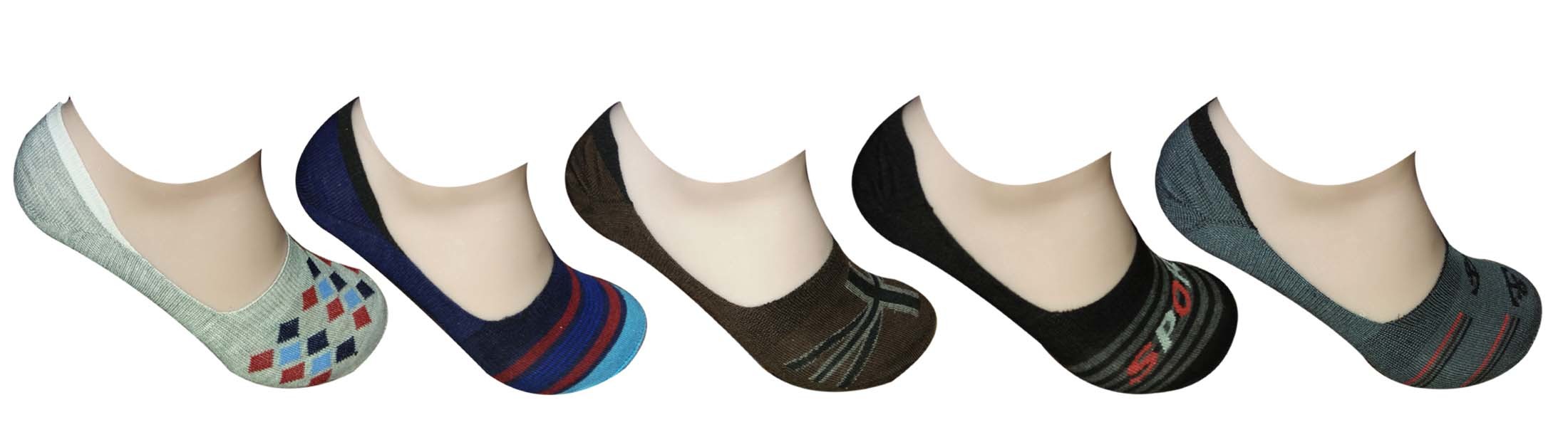 Loafer Length Colorful Designer Socks