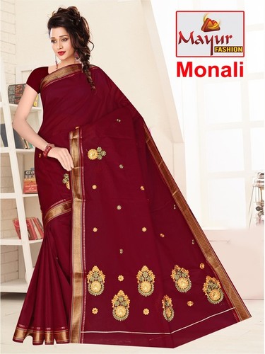 16 Special Work Cotton Saree