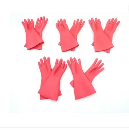 Pink Kavach Electrical Gloves