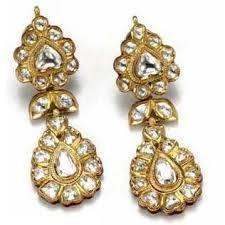 Party Wear Polki Earrings