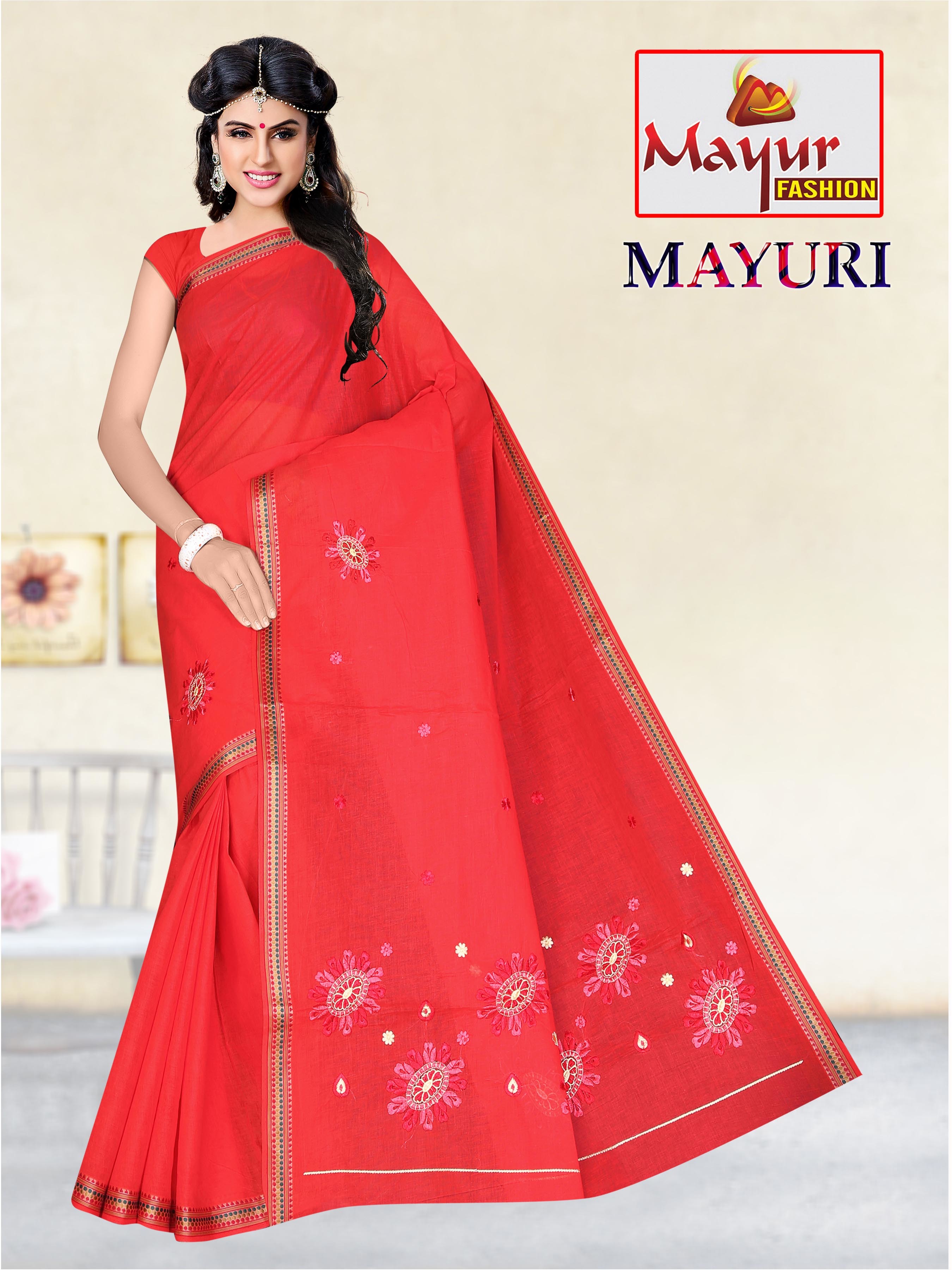 16 Designer Cotton Saree