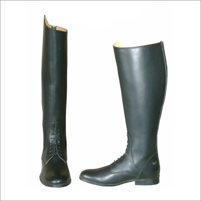 लेदर ऊँचे सवारी बूट