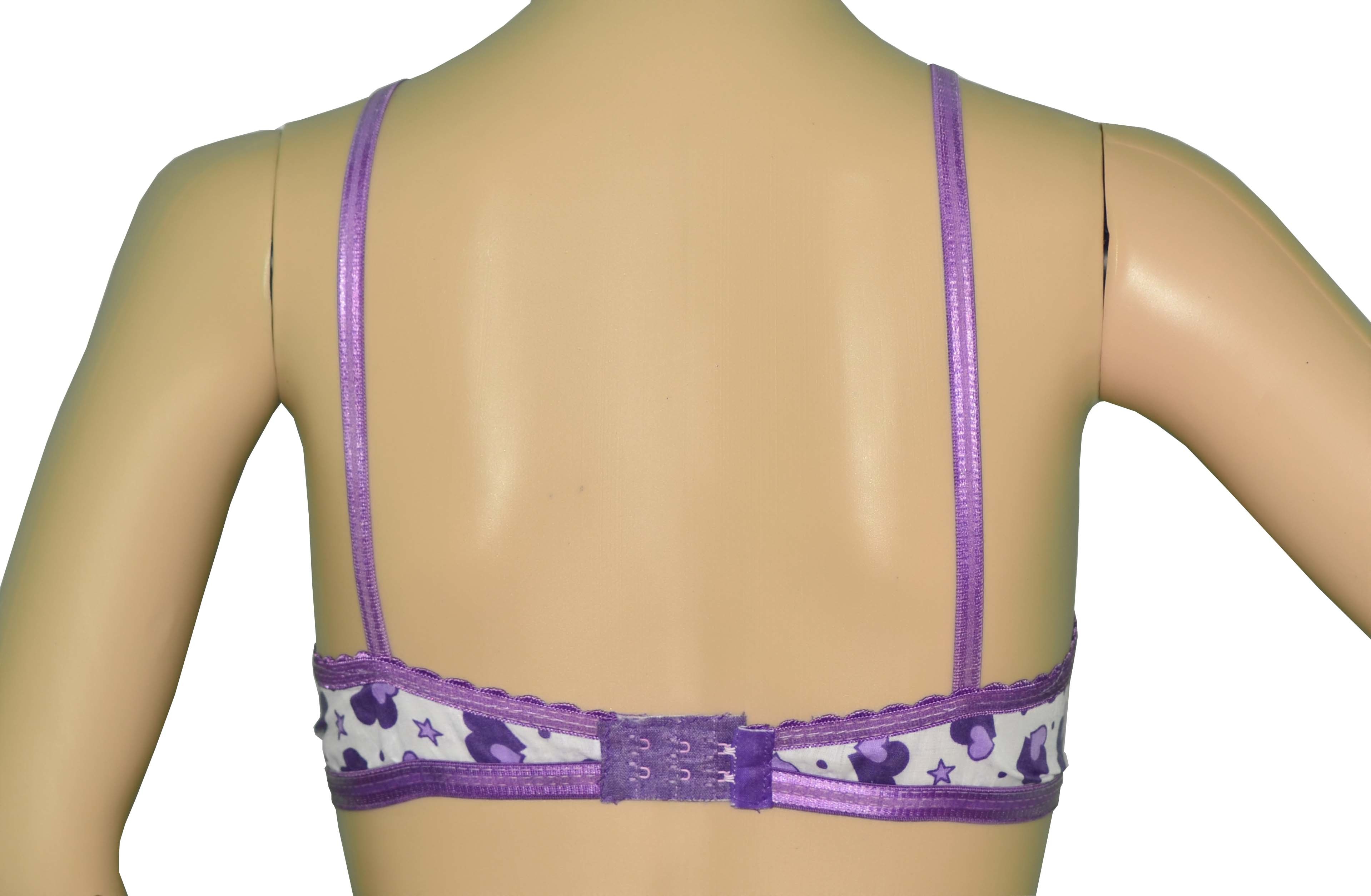 Cotton Bra - Non-padded, Full Coverage | Everyday Wear For Women, Printed Design, Available In Sizes 32, 34, 36