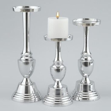 पॉलिशिंग डेकोरेटिव कैंडल पिलर होल्डर