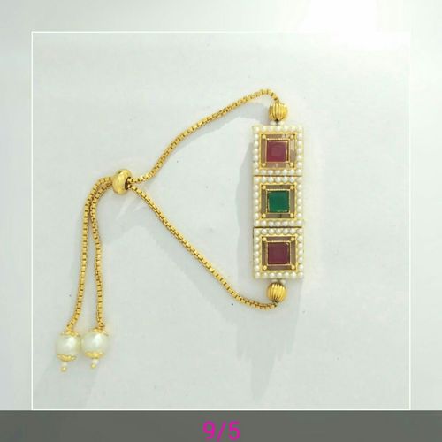 Golden Fancy Polki Bajuband