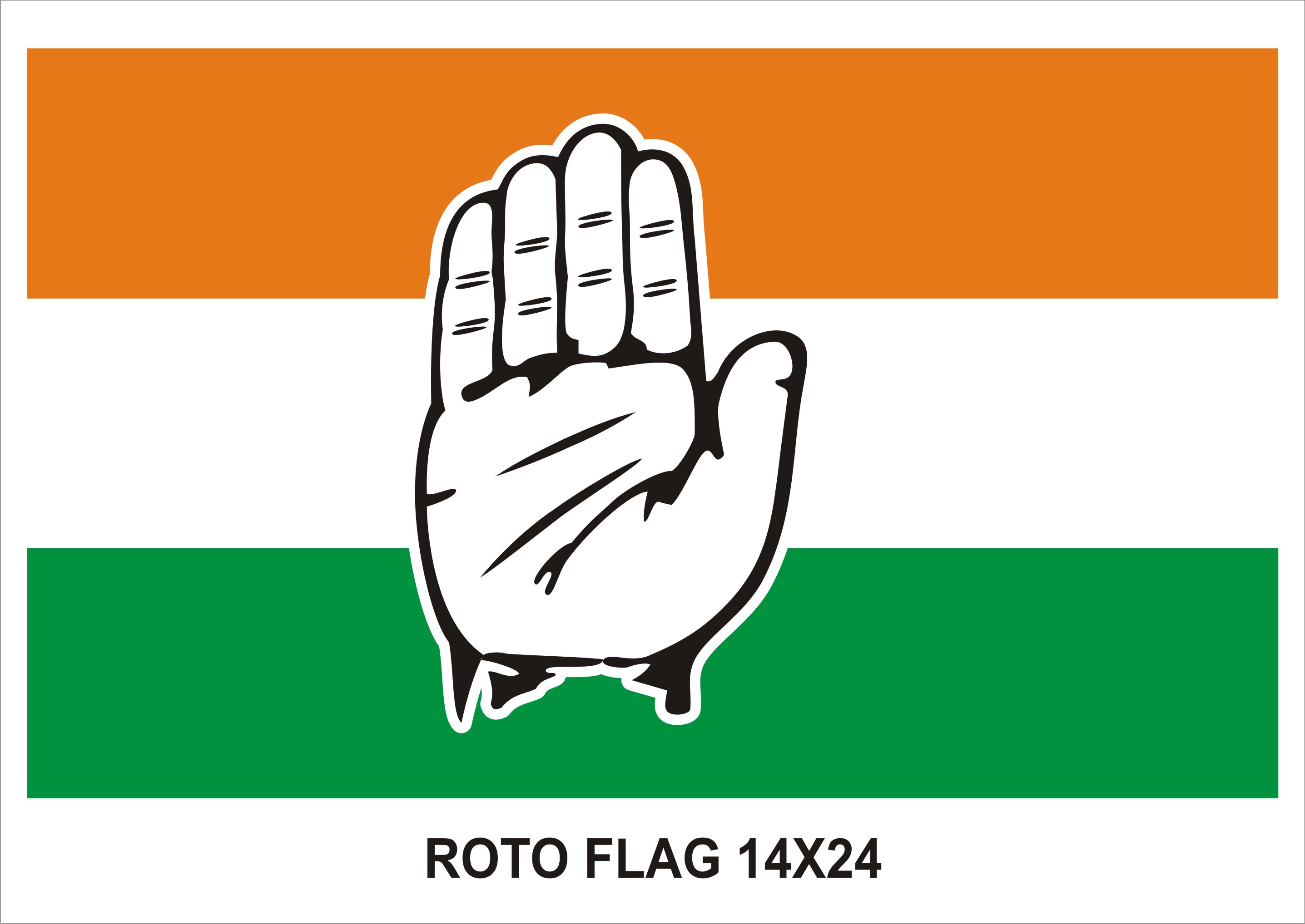 Printed Congress Election Flags