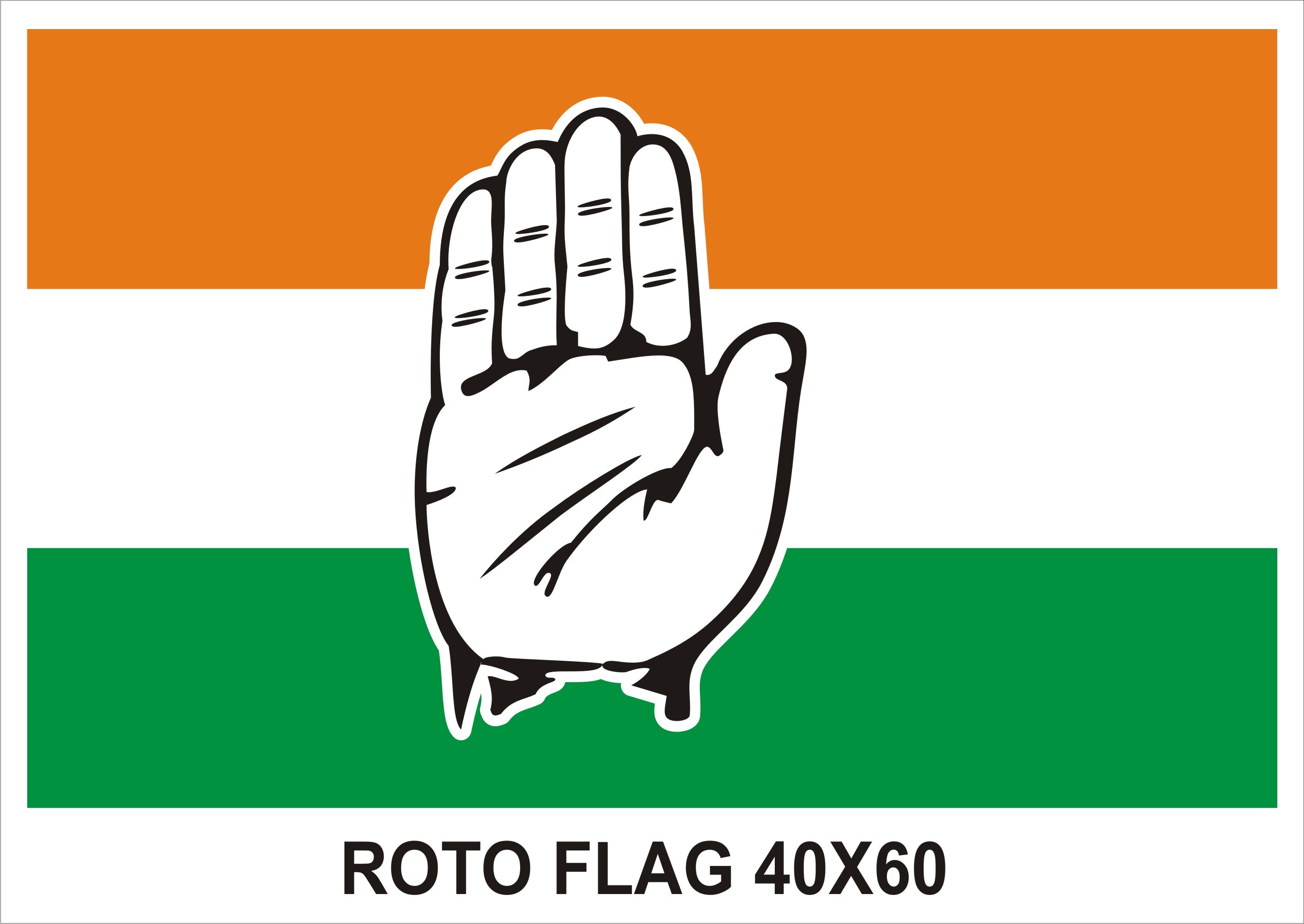 Printed Congress Election Flags