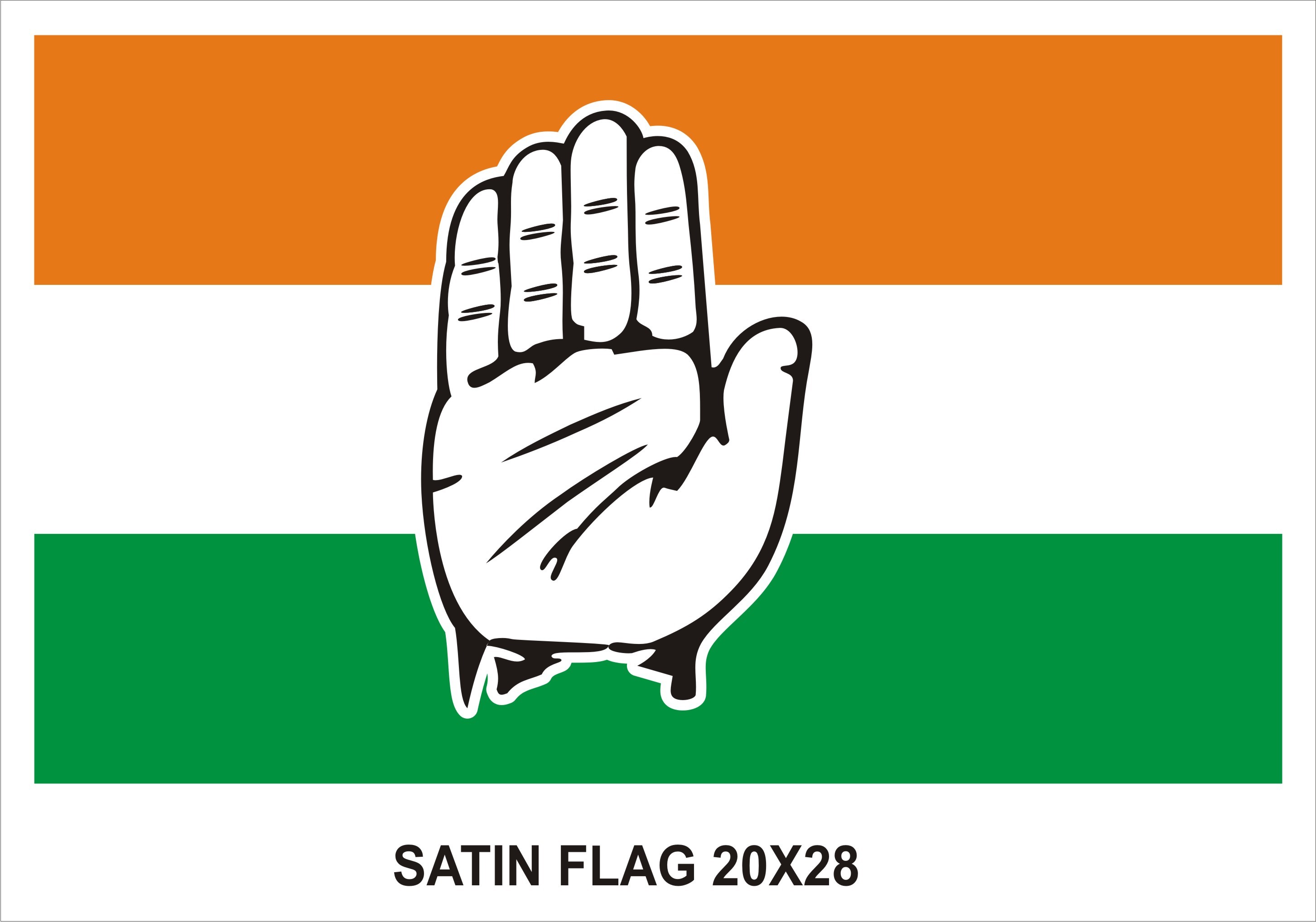 Printed Congress Election Flags