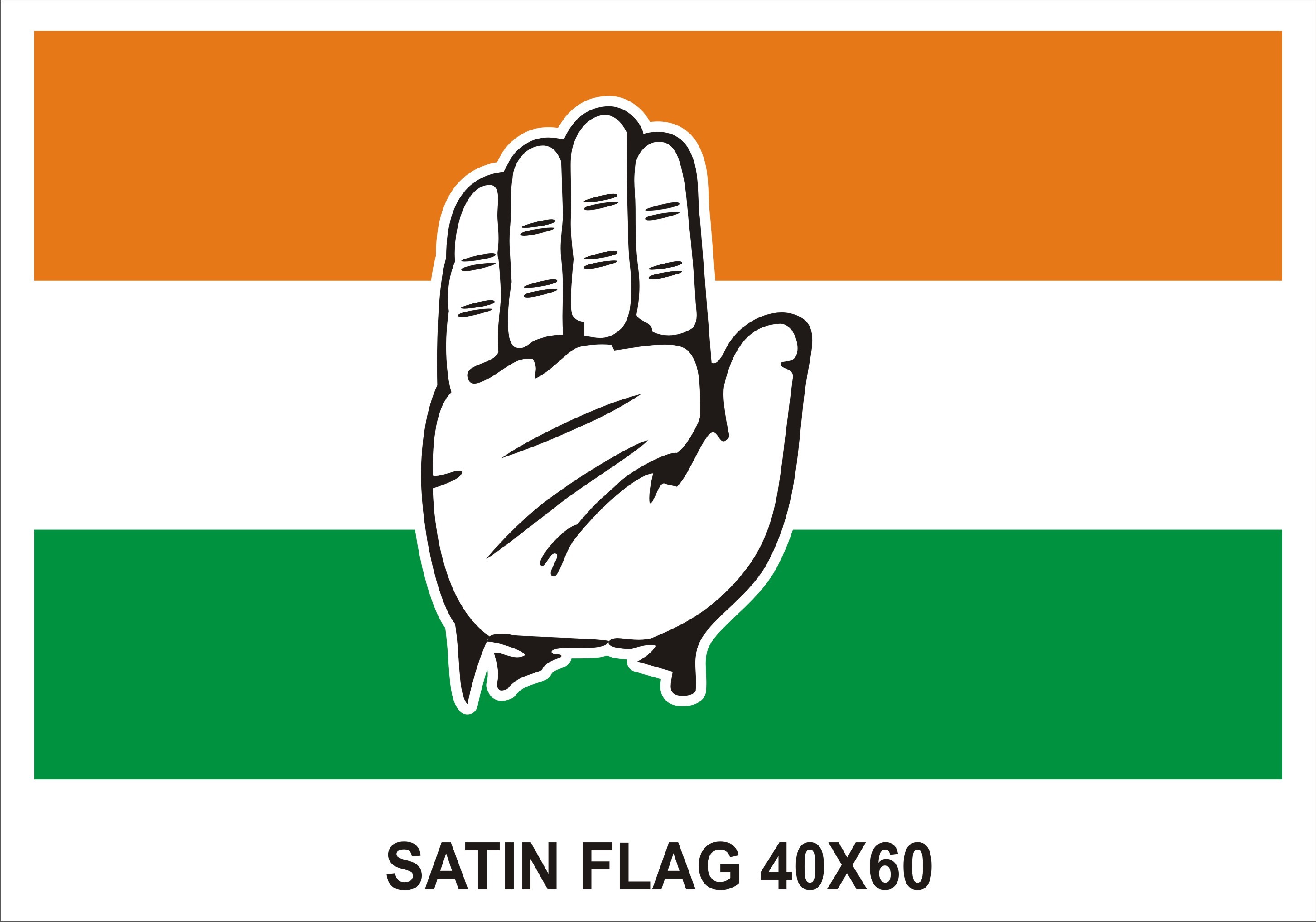 Printed Congress Election Flags