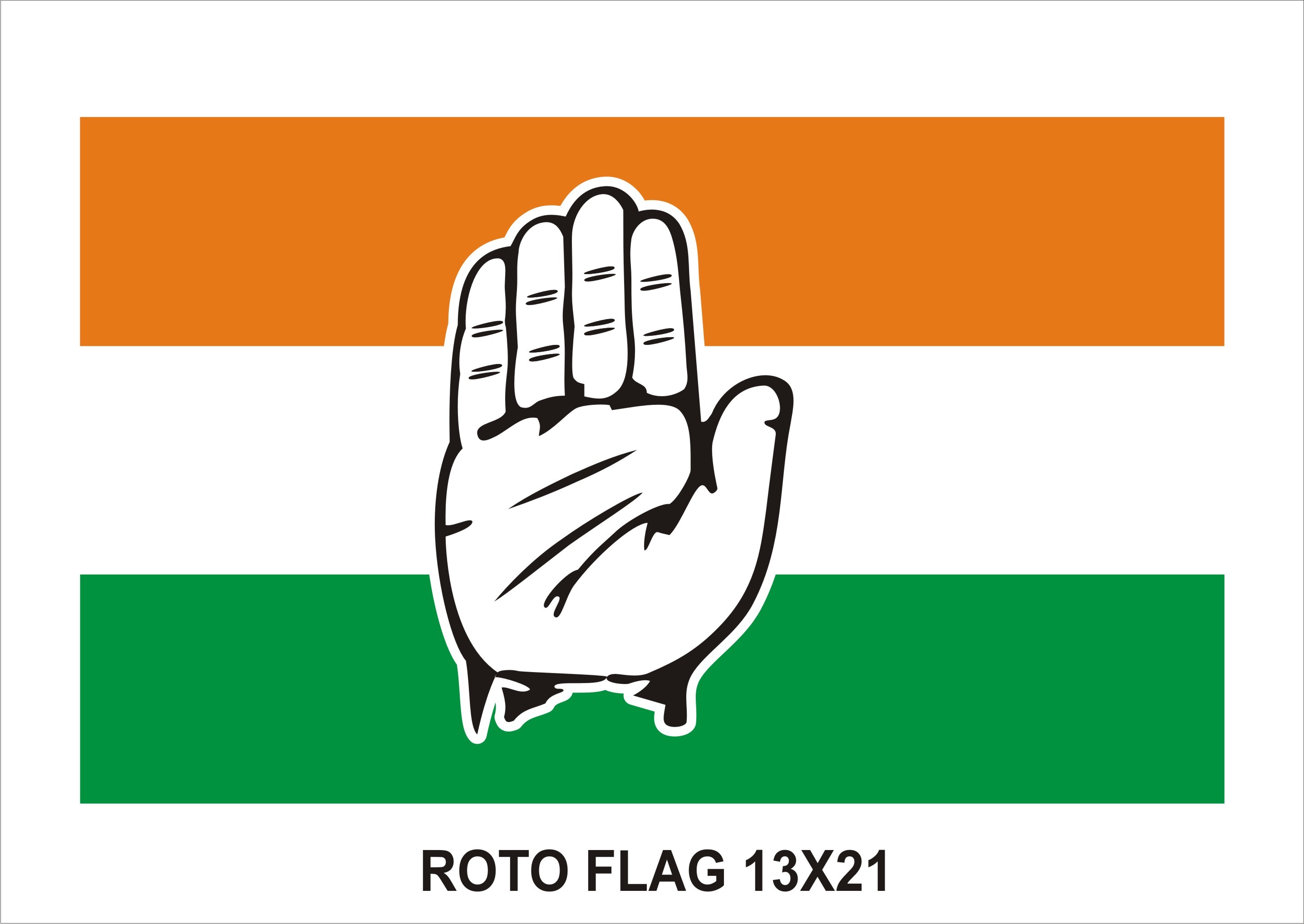 Printed Congress Election Flags