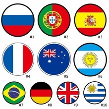 Hanging Country Flag