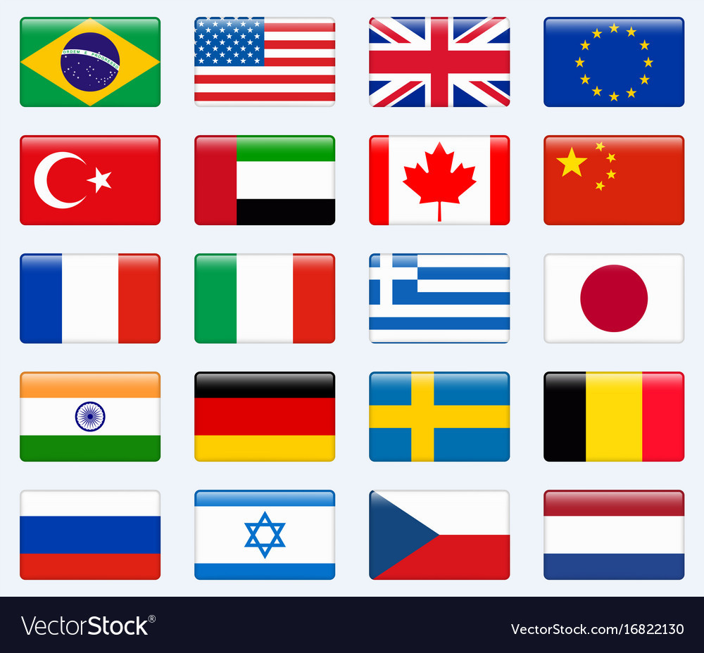 Hanging Country Flag