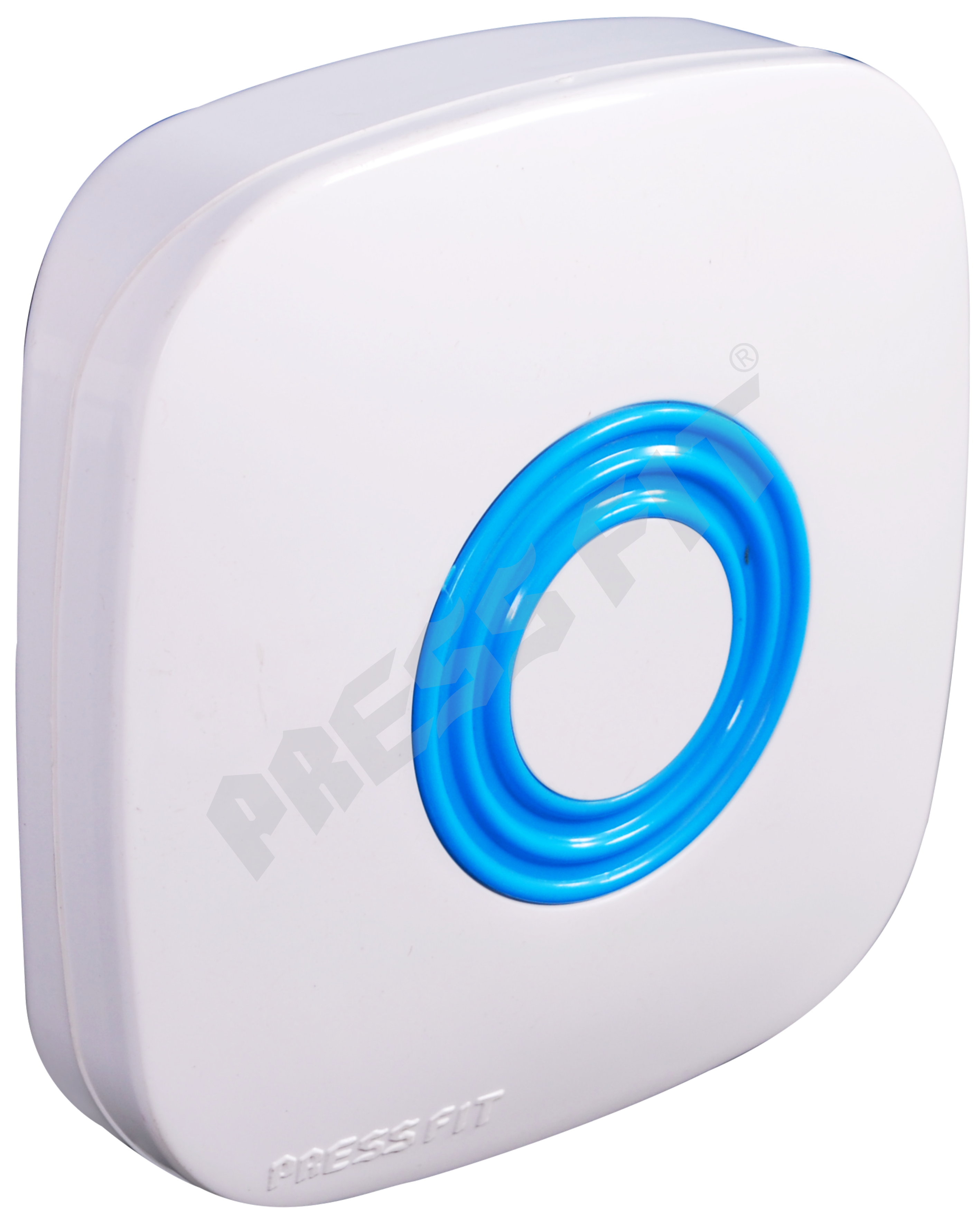 Pressfit Melody Compact Door Bell - High-grade Thermoplastic Polymer, Wired, Plug Powered, 30+ Musical Tunes | Weatherproof, Modern Design, Long Service Life