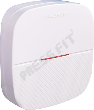 Pressfit Melody Compact Door Bell - High-grade Thermoplastic Polymer, Wired, Plug Powered, 30+ Musical Tunes | Weatherproof, Modern Design, Long Service Life