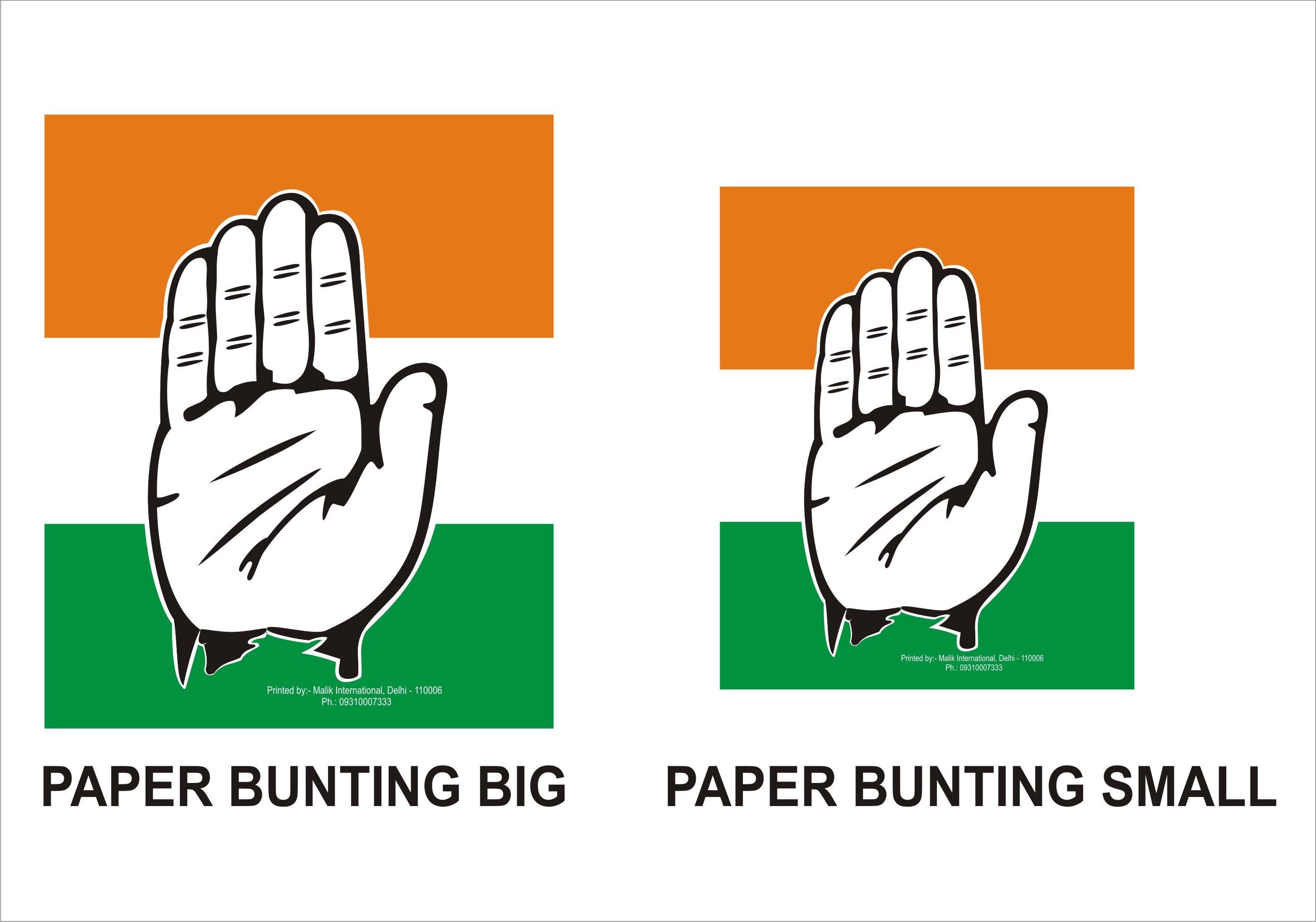 Hanging Political Flag