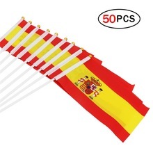 Printed National Stick Flag