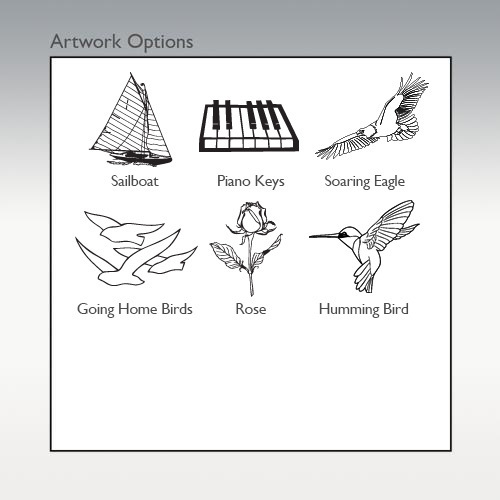 Shiny Green & Silver Earth Blooms Cremation Urn Engravable