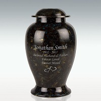 Brownz Heaven Bound Cremation Urn Engravable