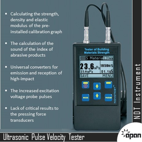 Ultrasonic Pulse Velocity Tester - Compact Design, High Precision Measurement Technology, Lightweight And Durable