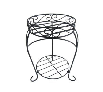Black Iron Planter Stand