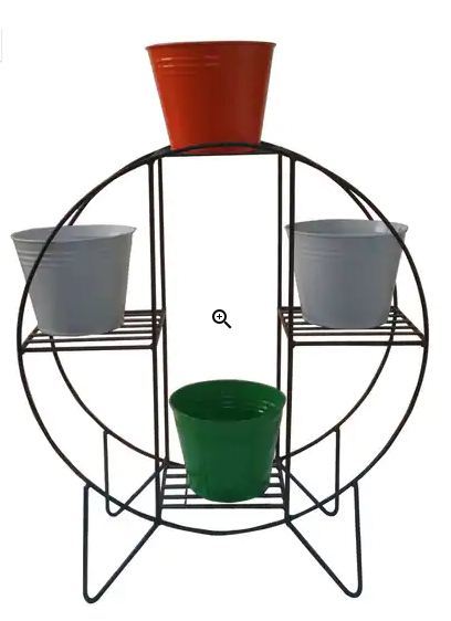 Black Iron Planter Stand