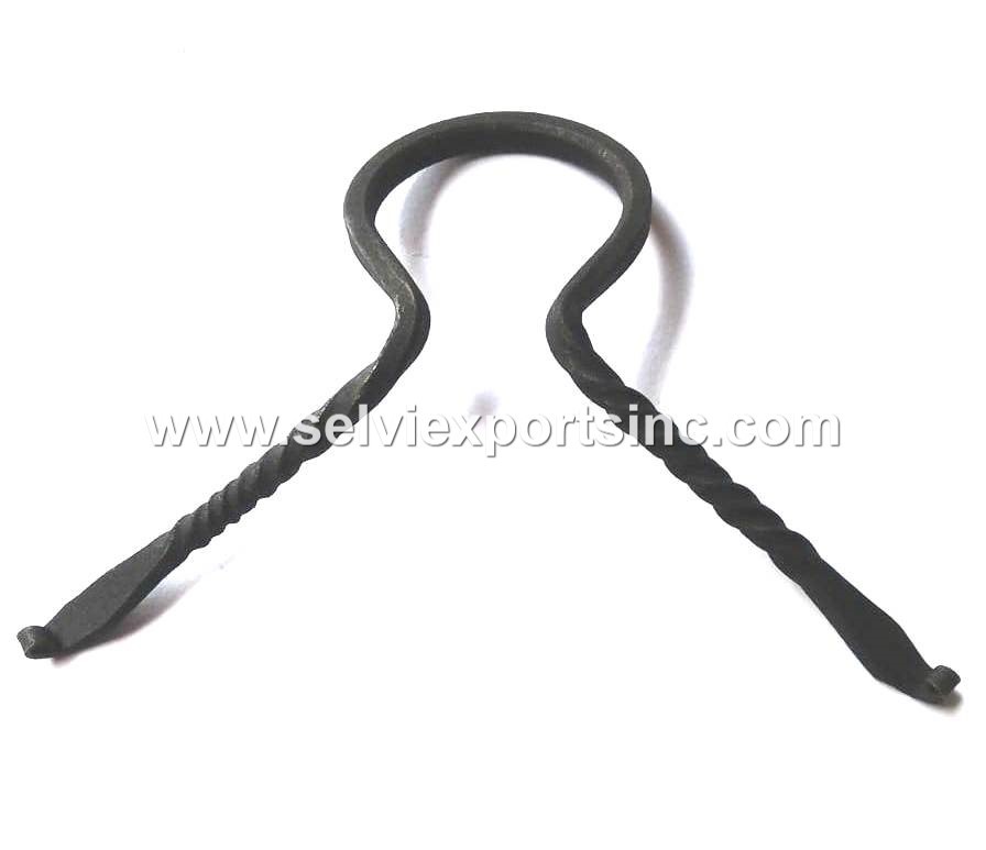 Hand Forged Horn Rack Length: 5.5 Inch (In)