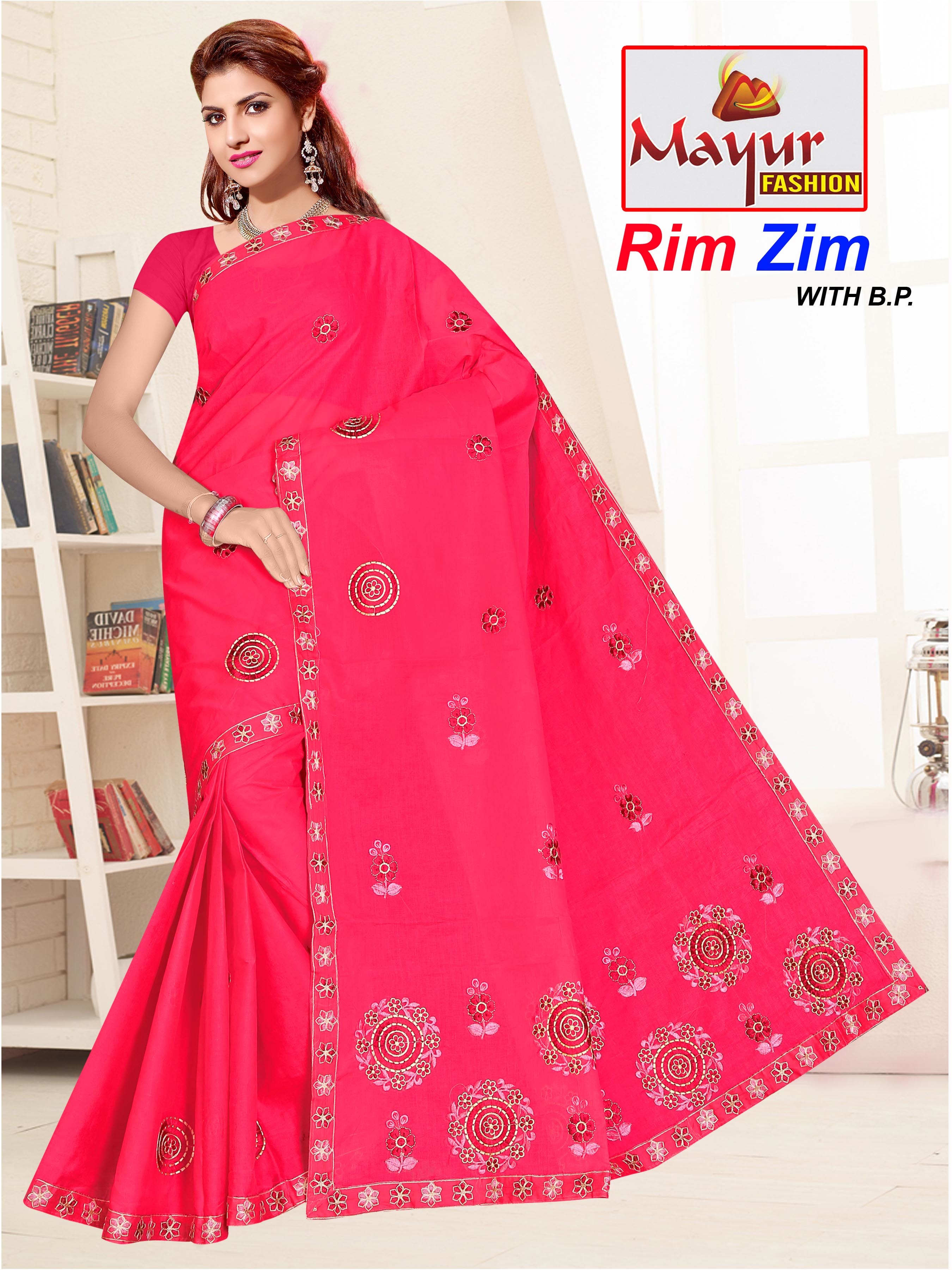 16 Embroidery Cotton Work Saree