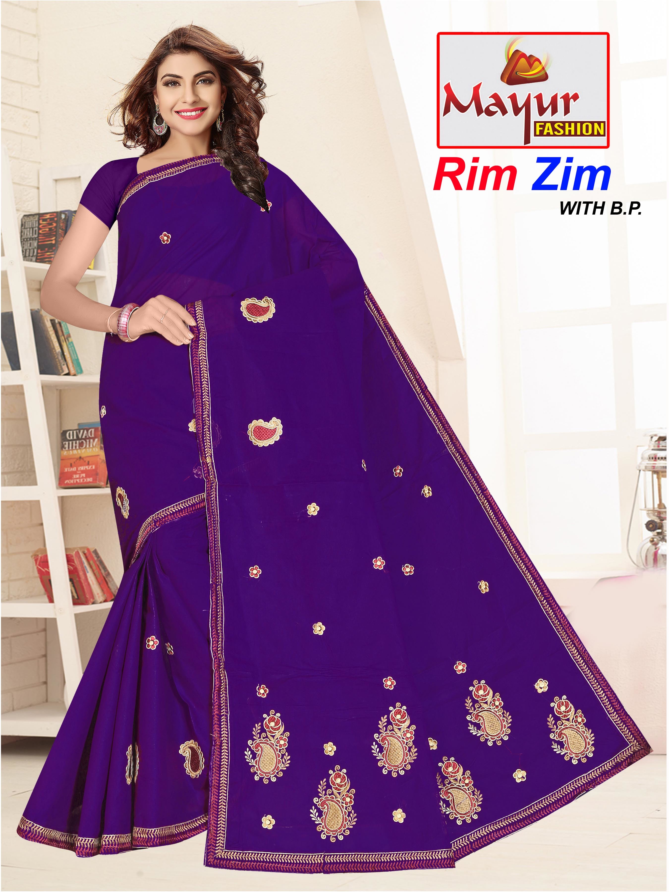 16 Embroidery Cotton Work Saree