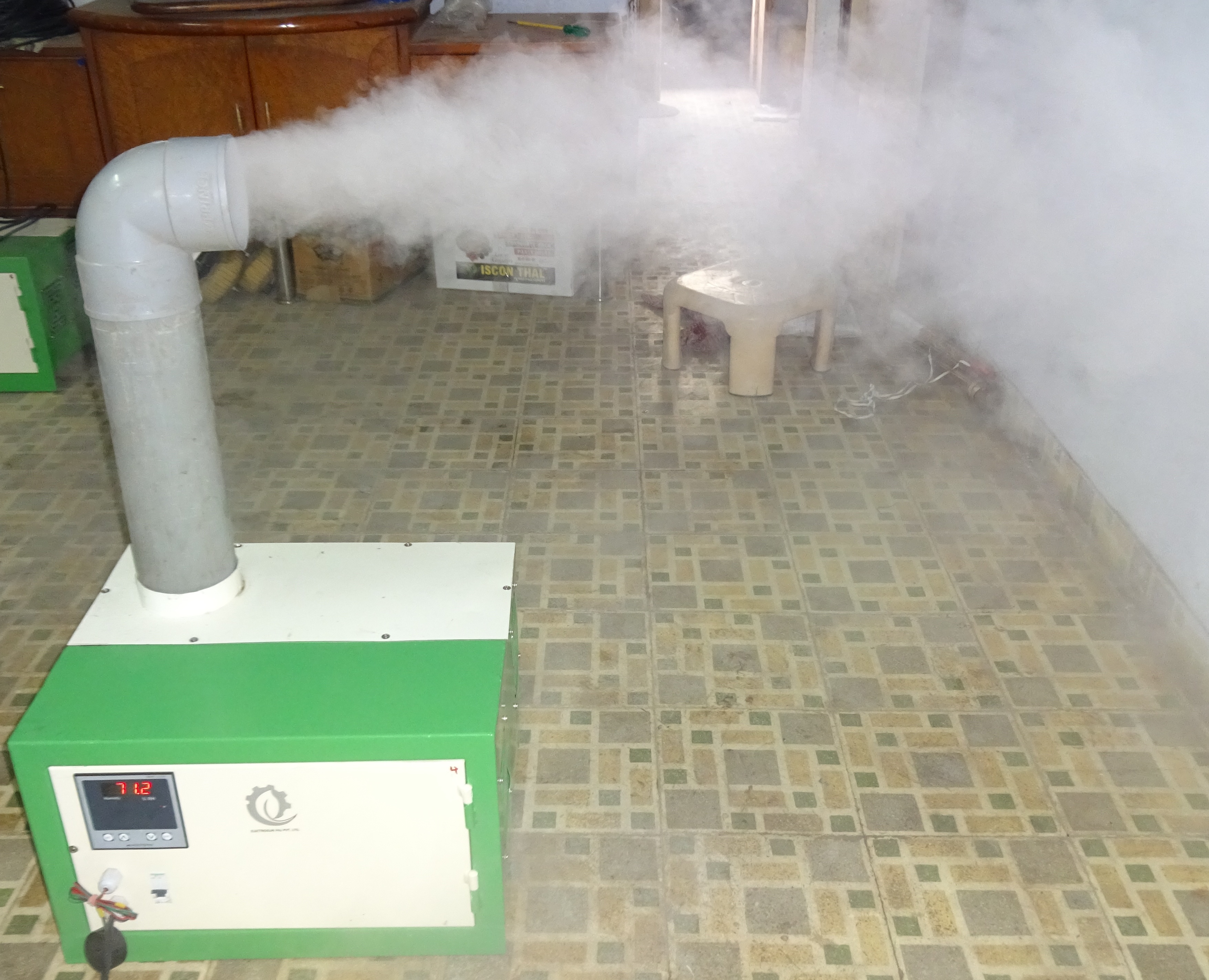 Maximum Productivity Ultrasonic Humidifier - Capacity: 10 Kg/hr