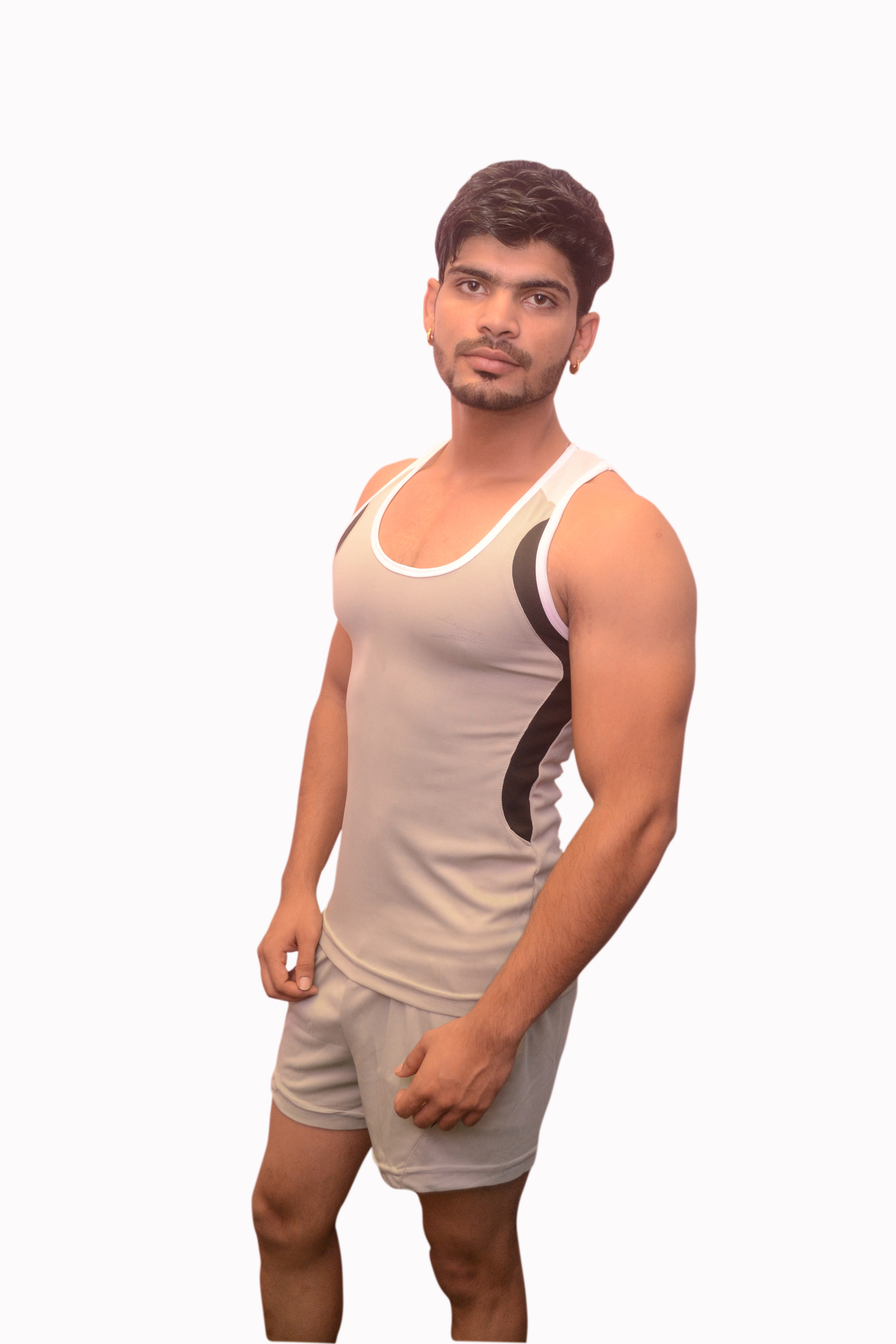 Athletic Kit - Cotton, Sizes M, L, Xl, Xxl, Color: White | Men's Summer Essentials For Active Adults