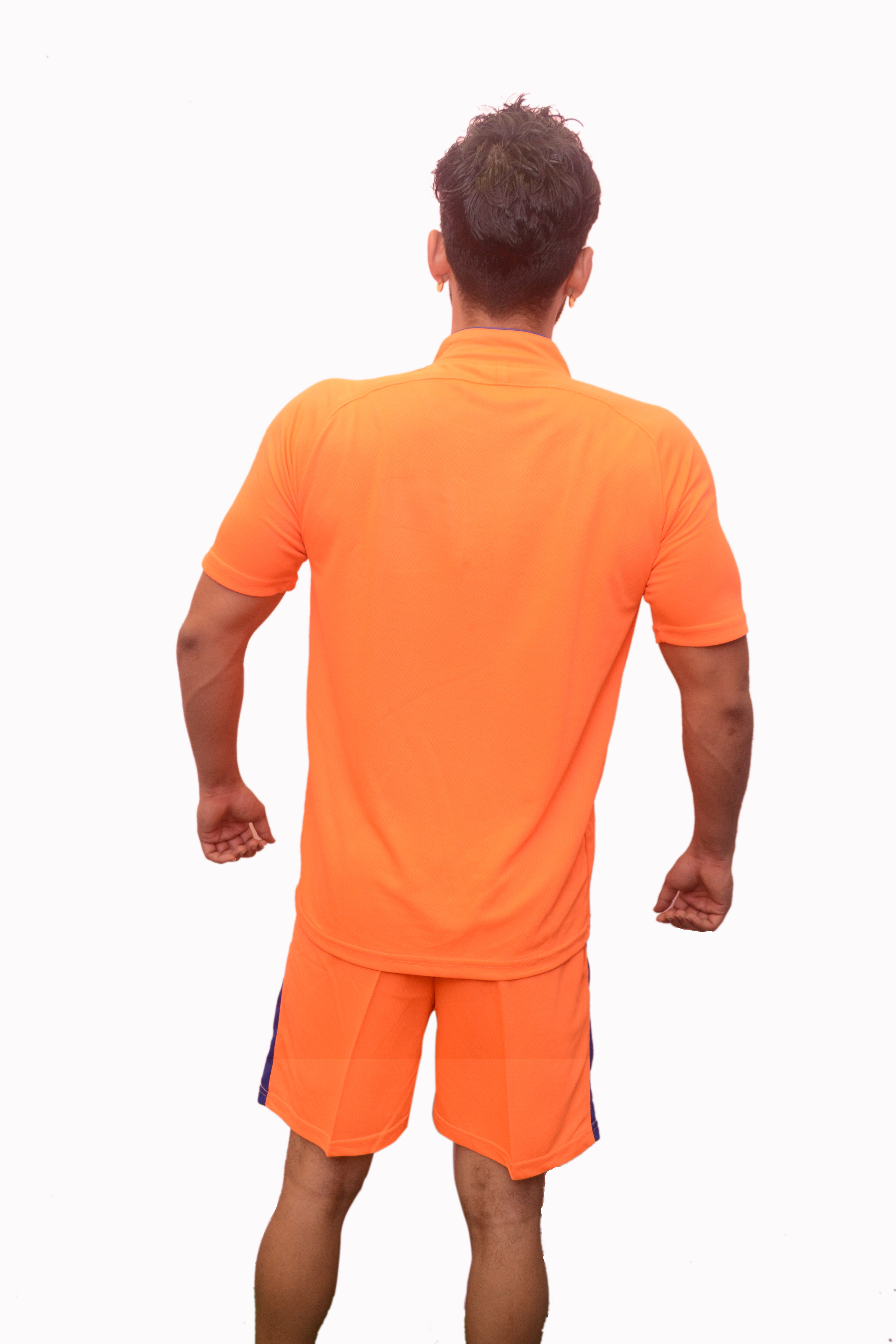 Table Tennis Set - Polyester Material, Sizes M - Xxl, Vibrant Orange Color | Summer Sport For Men, Designed For Adult Players