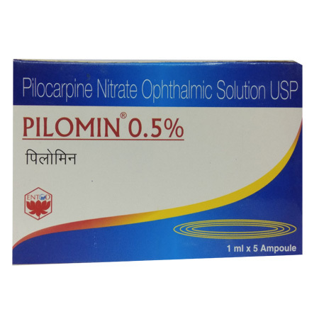 Pilocarpine नाइट्रेट नेत्र समाधान Ampoule