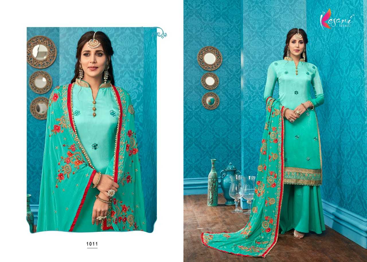 Stylish Georgette Palazzo Salwar Suit - Xxl Pink With Embroidered Full Sleeves And Washable Nazneen Dupatta
