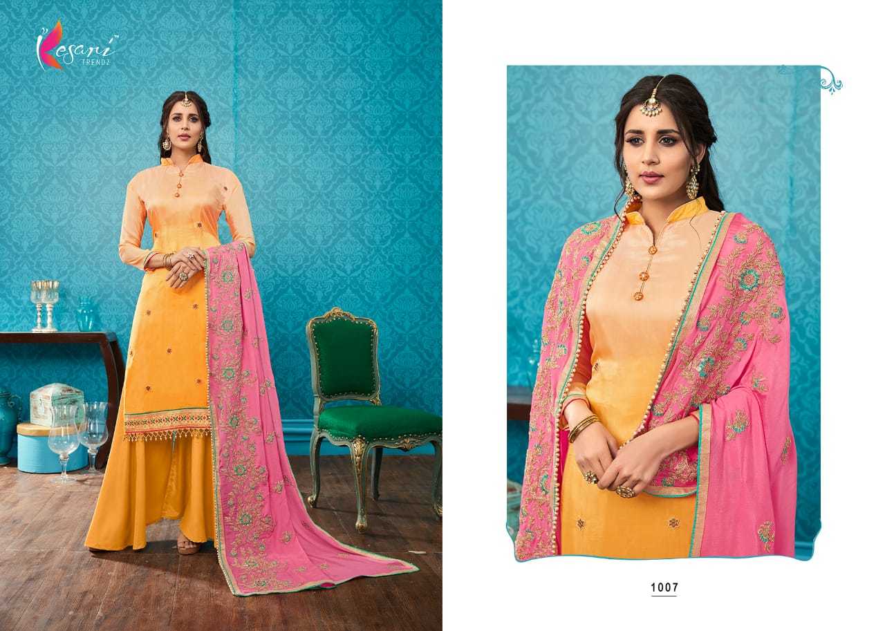 Stylish Georgette Palazzo Salwar Suit - Xxl Pink With Embroidered Full Sleeves And Washable Nazneen Dupatta