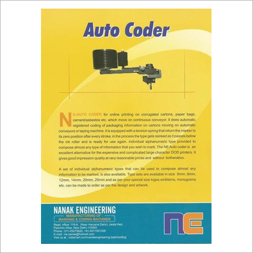 Auto Coder - Alphanumeric Type Set, Custom Sizes Available For Logos And Monograms