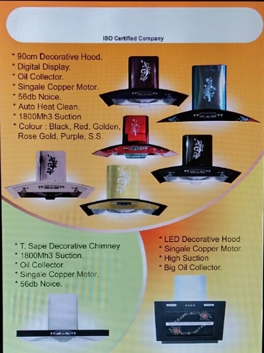 Modular Kitchen Chimney Application: Kichen Appliances