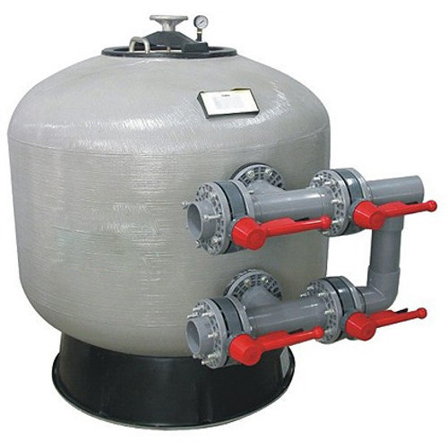 Commercial Sand Filter - Fiberglass Material, 5 Year Warranty | Long Service Life, Sturdy Design, Rustproof Surface