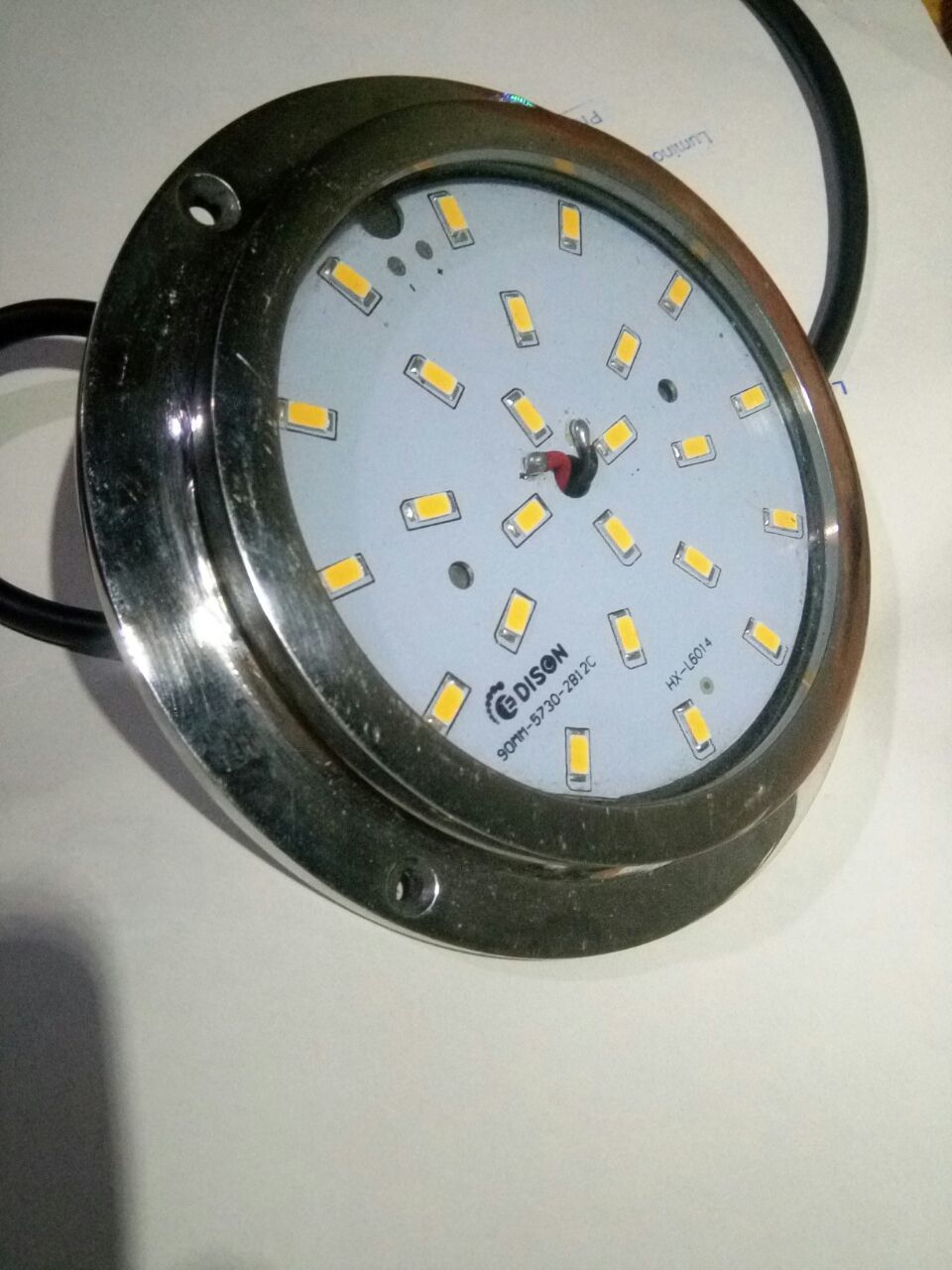 Multicolour Underwater Light - Plastic, 9 Inch Round, White | Energy Efficient, Easy To Fit, 1 Year Warranty, Excellent Illumination, Crack Resistant