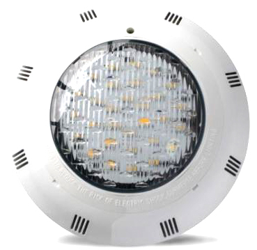 Multicolour Underwater Light - Plastic, 9 Inch Round, White | Energy Efficient, Easy To Fit, 1 Year Warranty, Excellent Illumination, Crack Resistant